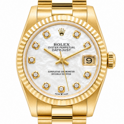 Rolex Datejust Presidental 31MM 68278 18KT Yellow Gold Watch